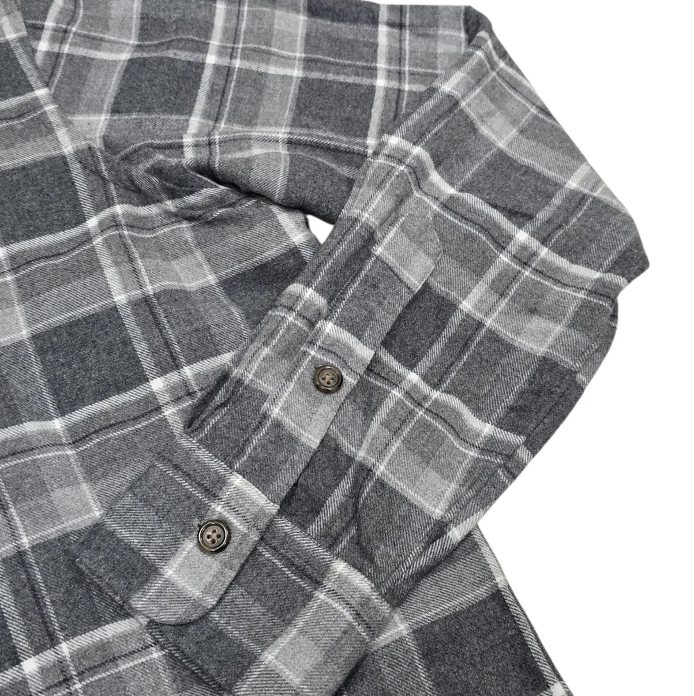 Polo Ralph Lauren Checked Cotton-Flannel Shirt In Gray
